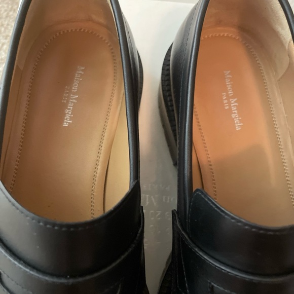 NWB MAISON MARGIELA Women's Sz EU 40 US 10 TABI COUNTRY LOAFER BLACK PATENT - Picture 6 of 6